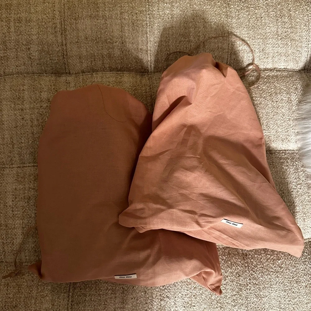 Miu Miu Brown Leather Ankle Boots - Picture 5 of 5